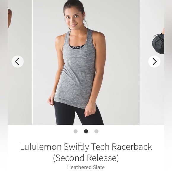Lululemon Swiftly Tech Racerback tank top gray size 6 - Picture 1 of 9